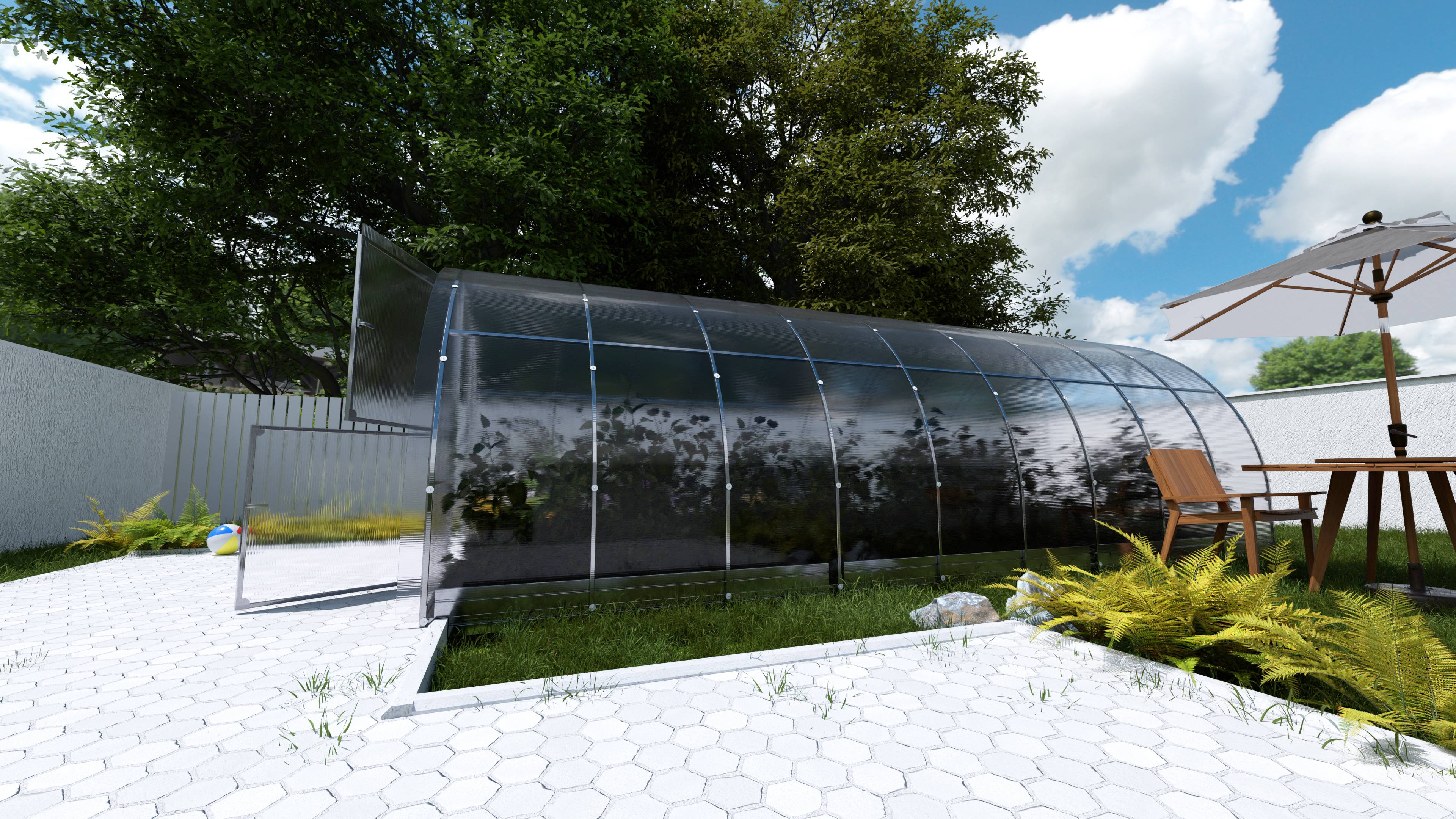 KLASIKA GREENHOUSES - Serre de jardin 3 x 6 m 18 m² polycarbonate 4 mm Klasika Easy - Habitat et Jardin - Image 1