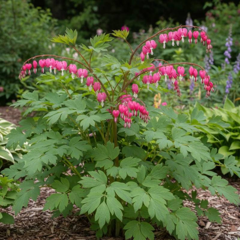Coeur de Marie, Dicentra à fleurs Rose/ - feuillage Caduc - Godet - 5/20 cm