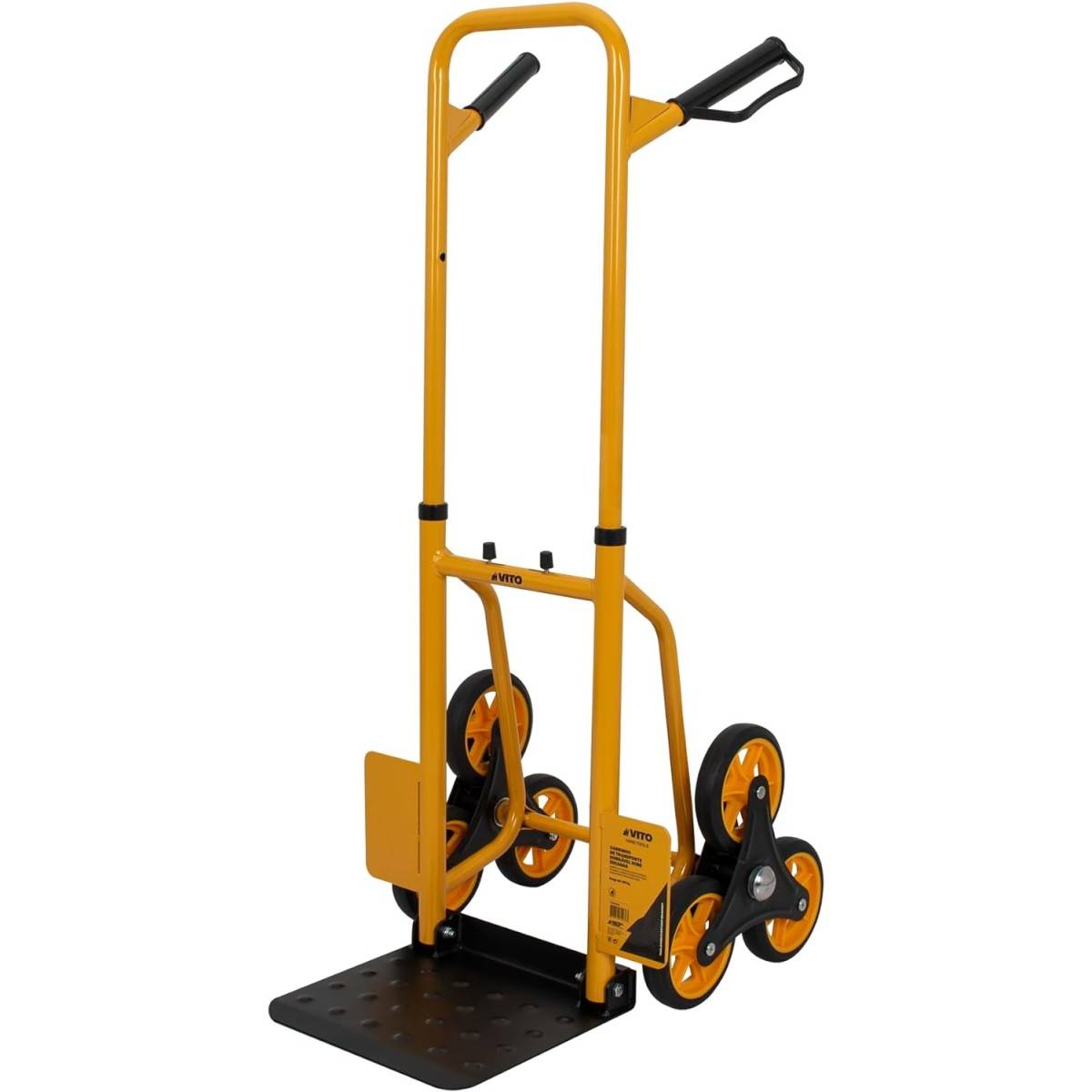 Chariot de manutention 2x3 Roues pivotantes Diable pliable Charge 150kg VITO - Image 1