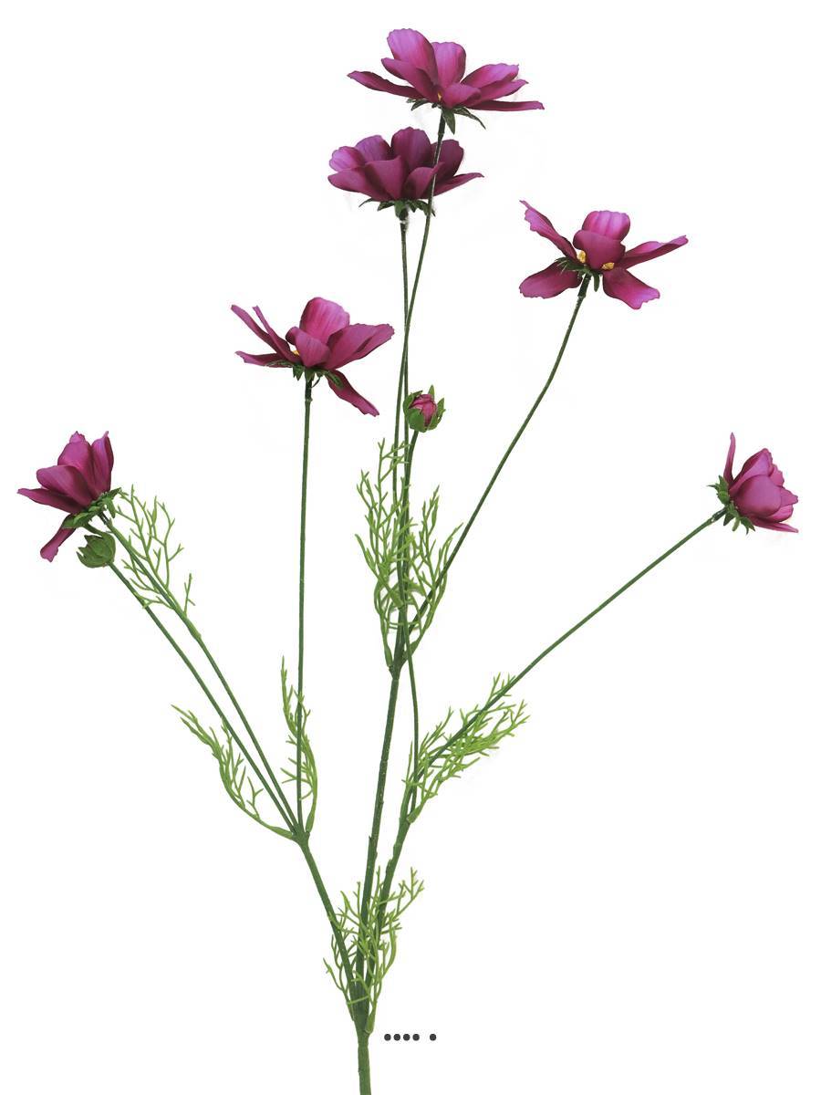 Artificielles - Cosmos artificiel en tige, H 92 cm Rose fushia - BEST - couleur: Rose fushia 730 - Imagen 3