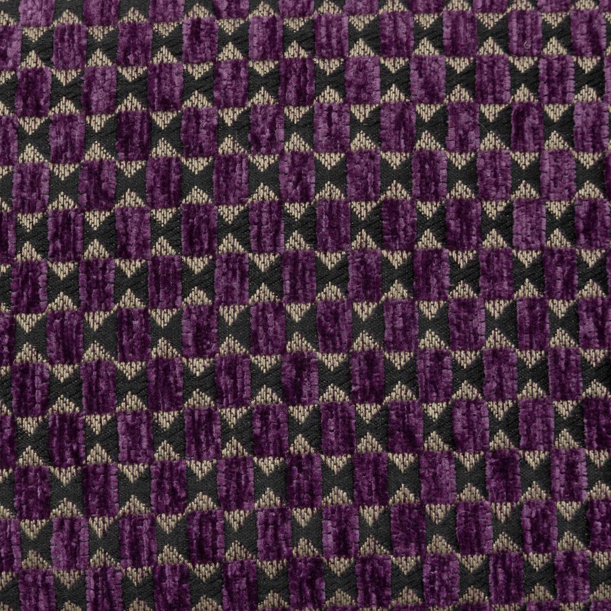 Atmosphera - Coussin décoratif jacquard chenille Violet 30 x 50 cm - Imagen 4