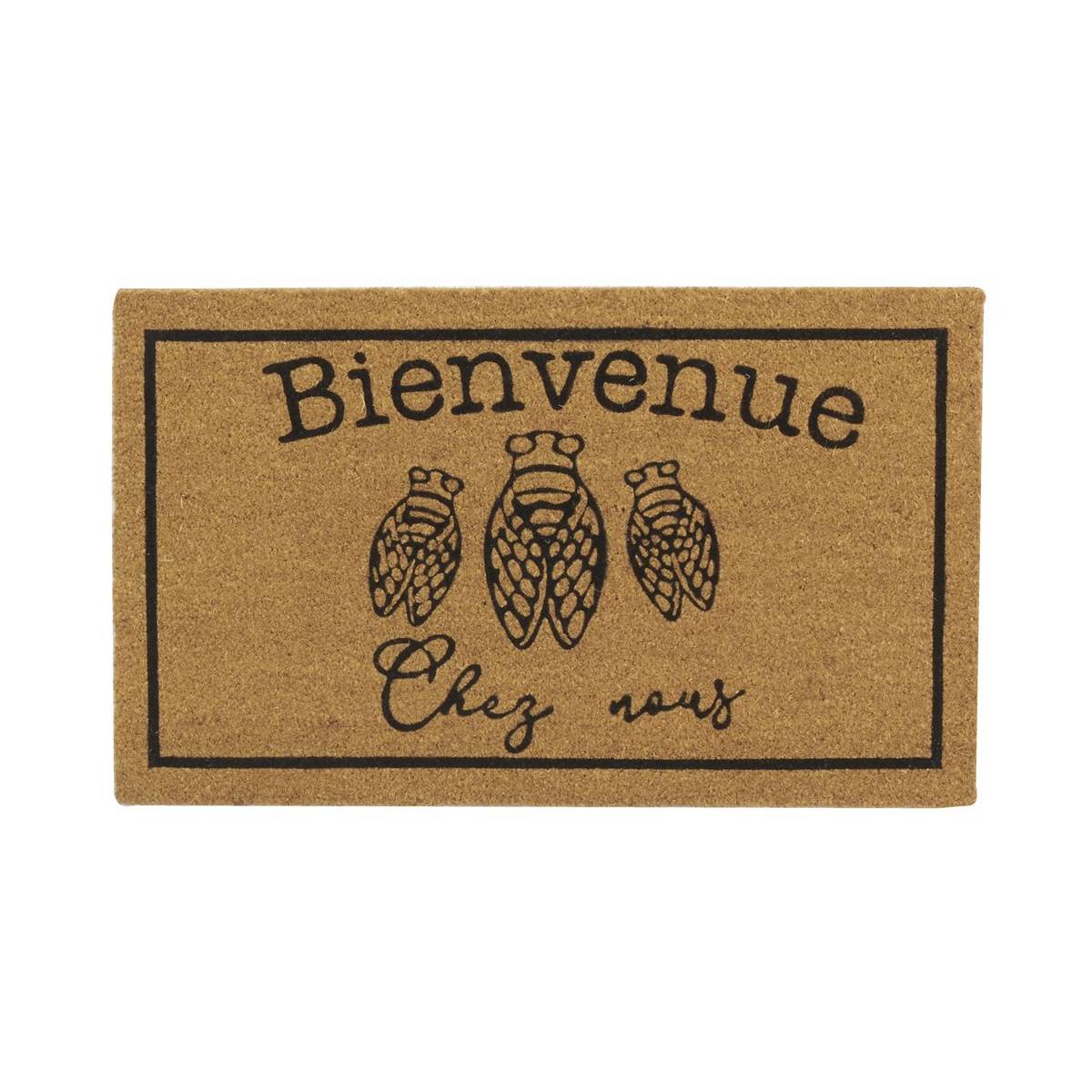 Aubry Gaspard - Paillasson coco intérieur extérieur 75 x 45 cm Cigales bienvenue chez nous - Imagen 1