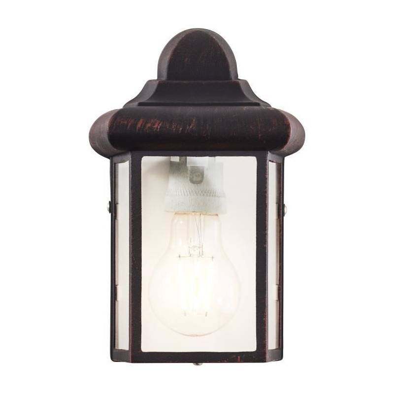 Brilliant - Brilliant - Newport Applique Murale Exterieure - Coloris Rouille - Metal/verre E27 1x60w - Imagen 4