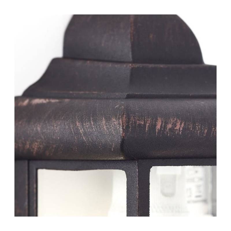 Brilliant - Brilliant - Newport Applique Murale Exterieure - Coloris Rouille - Metal/verre E27 1x60w - Imagen 5
