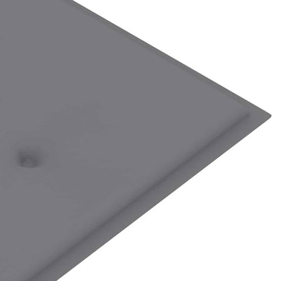 PANGIVO - Banc de jardin bois de teck naturel et gris 150 x 51.5 x 84 cm - PANGIVO - Image 7