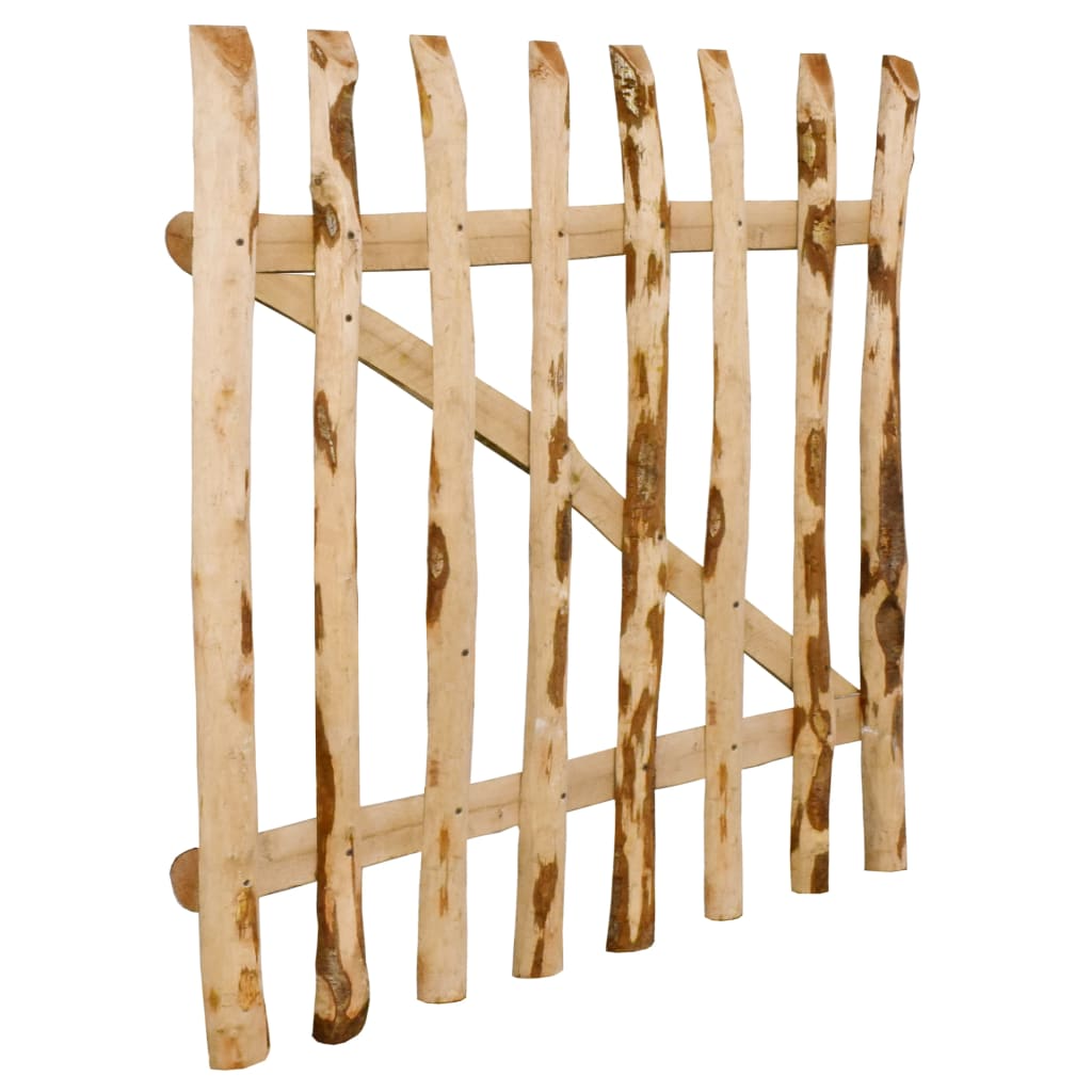 Vidaxl - Portillon simple de clôture Bois de noisetier 100x90 cm - vidaXL - Imagen 3