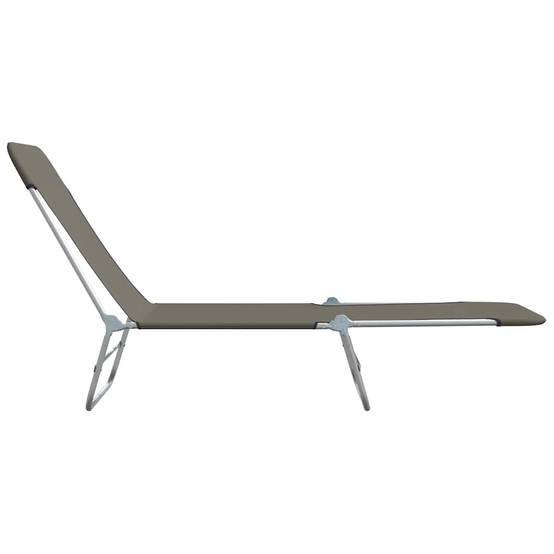 Ensemble 2 Lits de Soleil Pliants Acier Gris – ComfortXL Outdoor Living - Image 4
