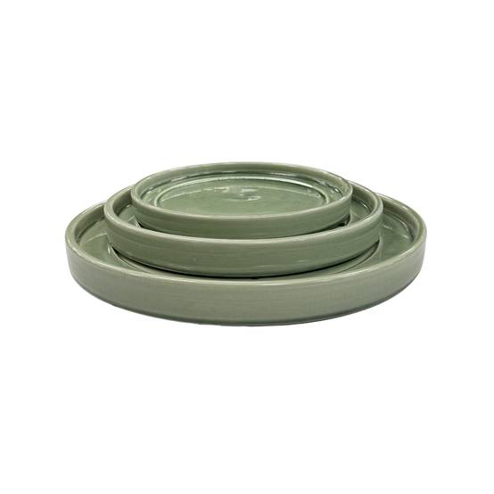 Provencelia - Soucoupe 42cm vert de gris - Image 3