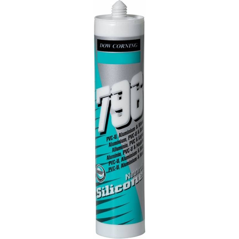 Mastic silicone neutre 796 DOW 310 ml - Pierre - 7708014