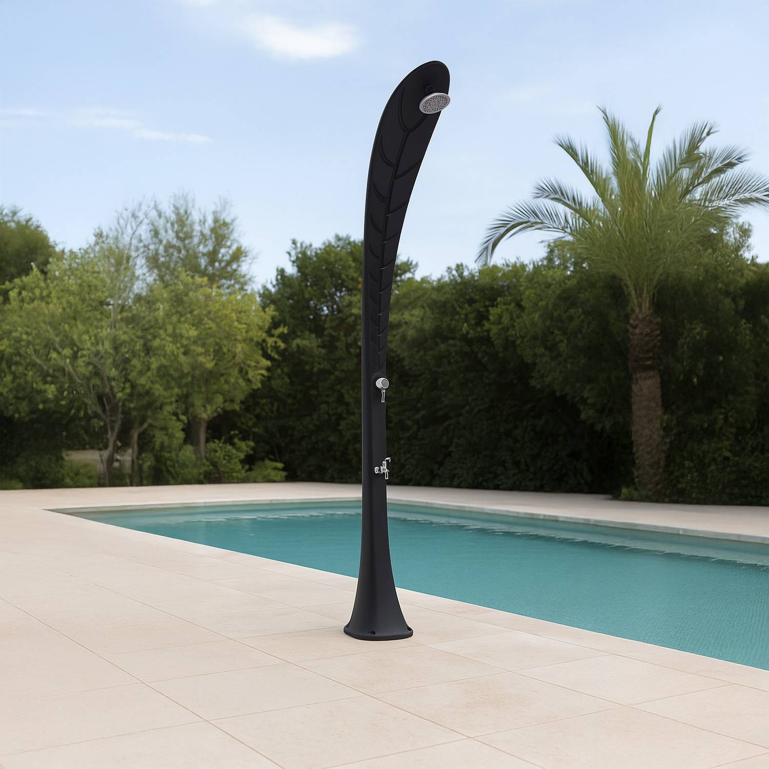 Outsunny Douche Solaire d'extérieur réservoir 35L Pression
