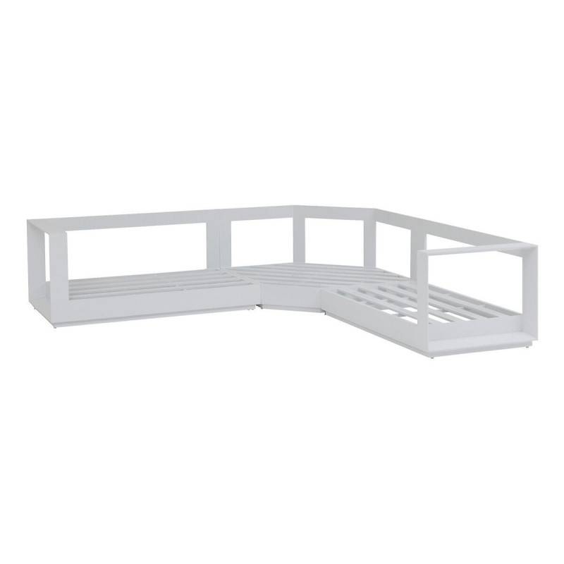Hesperide - Salon d angle de jardin "Allure" blanc 5 places en aluminium traité époxy Hespéride - Imagen 6