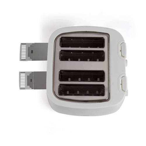 Livoo - Grille-pain 4 fentes blanc 1500W - Imagen 2