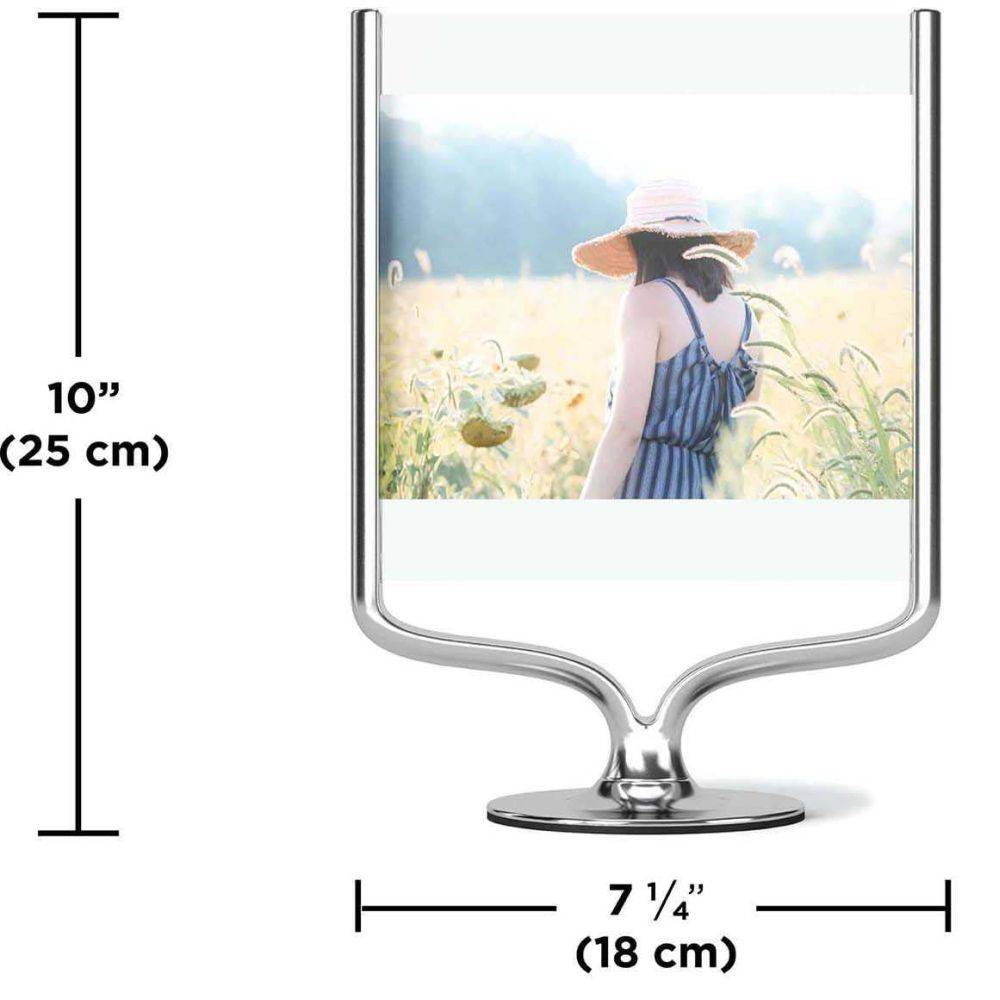 Umbra - Cadre photo rotatif en aluminium Wishbone Umbra - Imagen 4