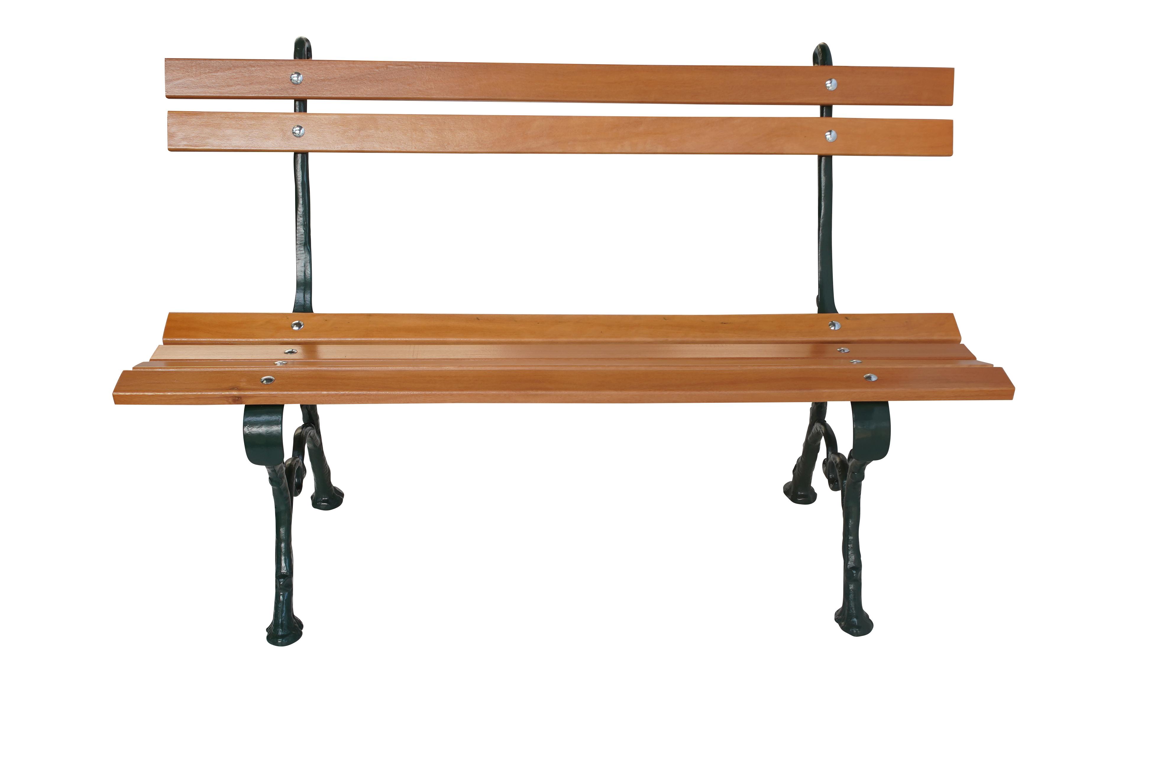 Banc de jardin Bretagne vert 6009 Dommartin H. 80cm X L. 130cm - Imagen 1