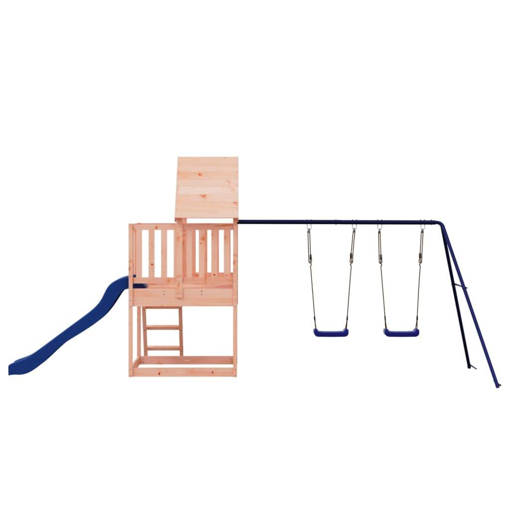 Helloshop26 - Aire de jeux d'extérieur balançoires toboggan portiques robuste jeux jardin 564 x 235 x 228 cm bois massif de douglas - Imagen 5