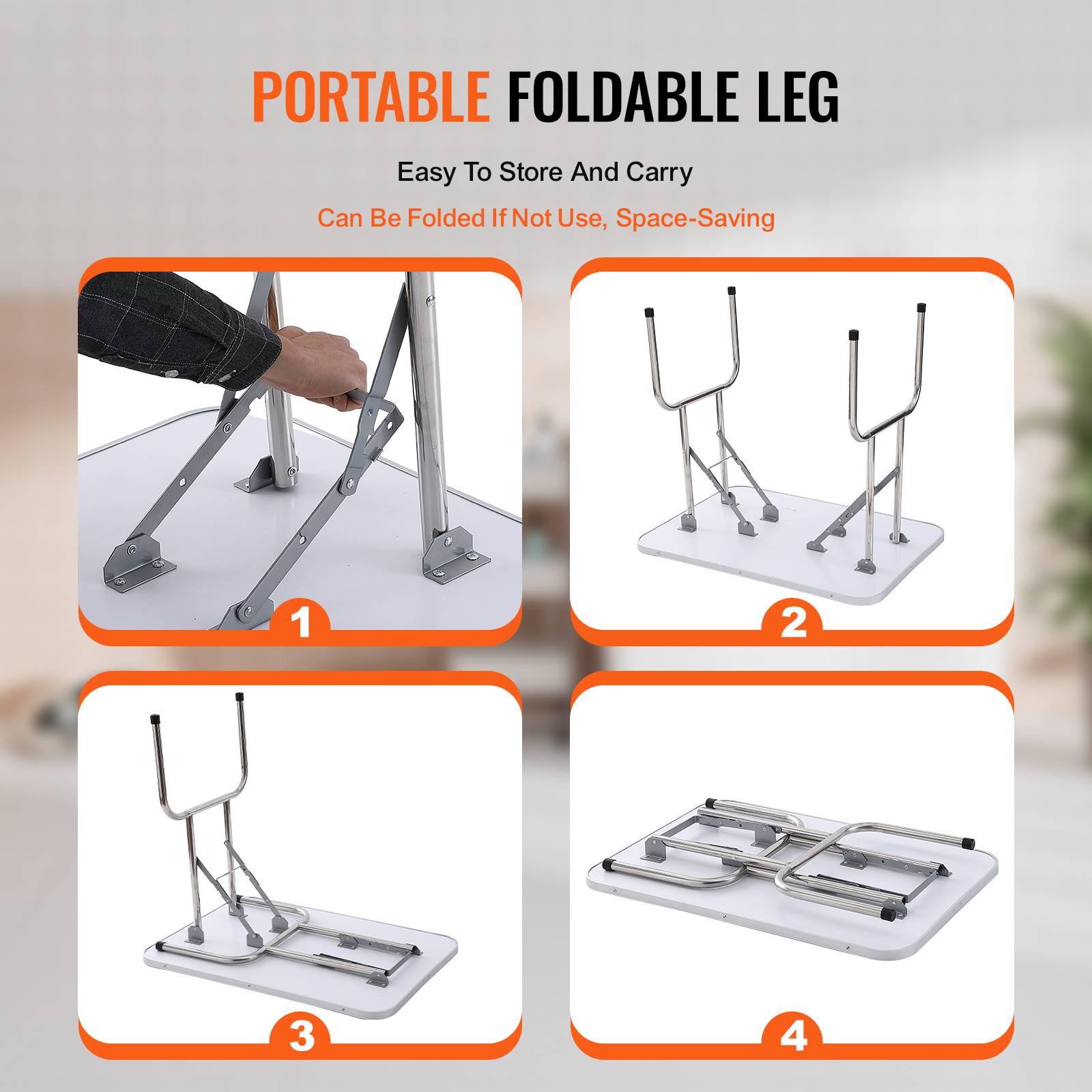 VEVOR Table toilettage chien pliable, charge 149,7 kg. 2 potences, panier. - Image 5
