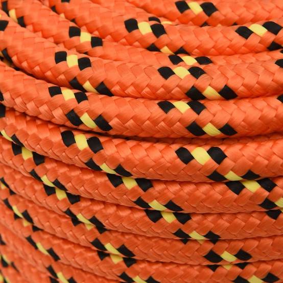 Corde de bateau Orange 14 mm 100 m Polypropylène Maison Chic - Image 4