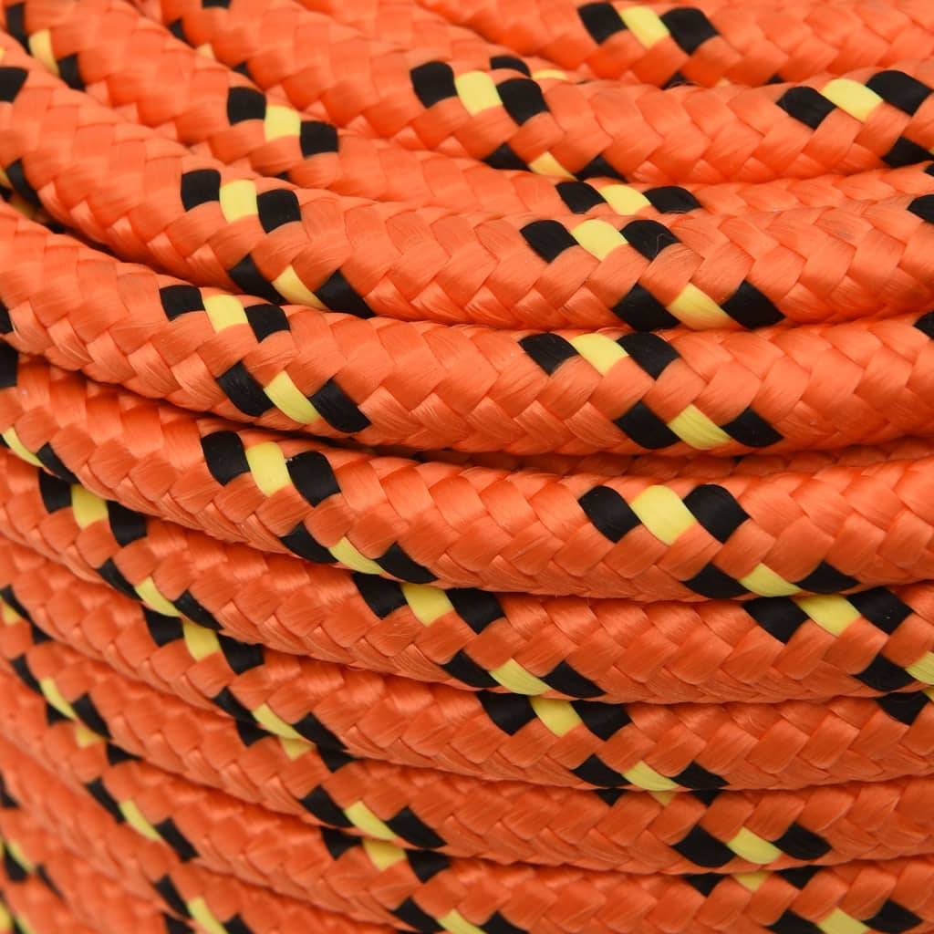 Corde de bateau Orange 14 mm 100 m Polypropylène Maison Chic - Image 4
