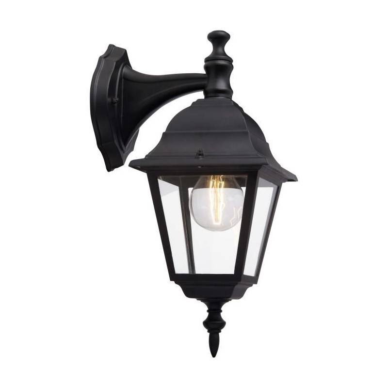 Brilliant - Brilliant - Newport Applique Exterieure - Descendante - Coloris Noir - Metal/verre E27 1x60w - Image 1