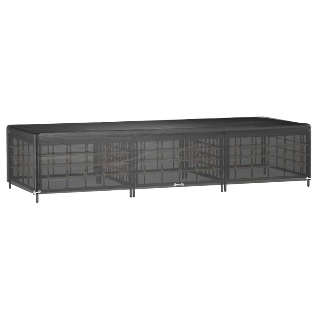 2 pcs Housses pour chaise longue - Housses de protection 12 œillets 205x75x40 cm PE - Image 6