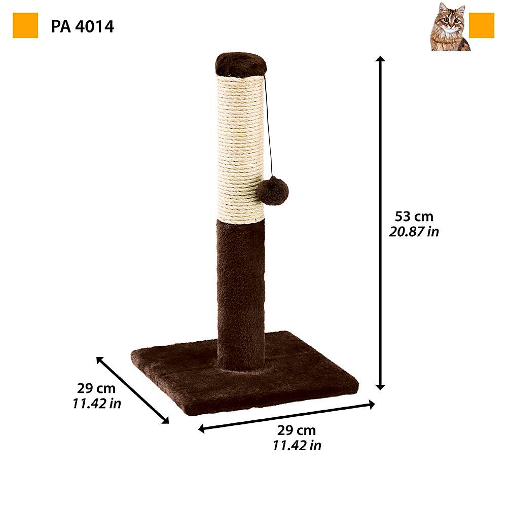Ferplast - Griffoir Chat PA 4014 avec Colonne en Sisal et Balle de Jeu - Imagen 2