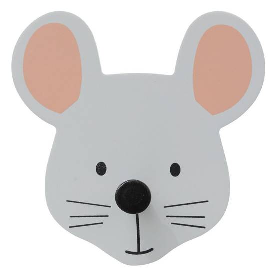 Lot de 3 Patères Déco "Animaux" 10cm Multicolore - Image 2