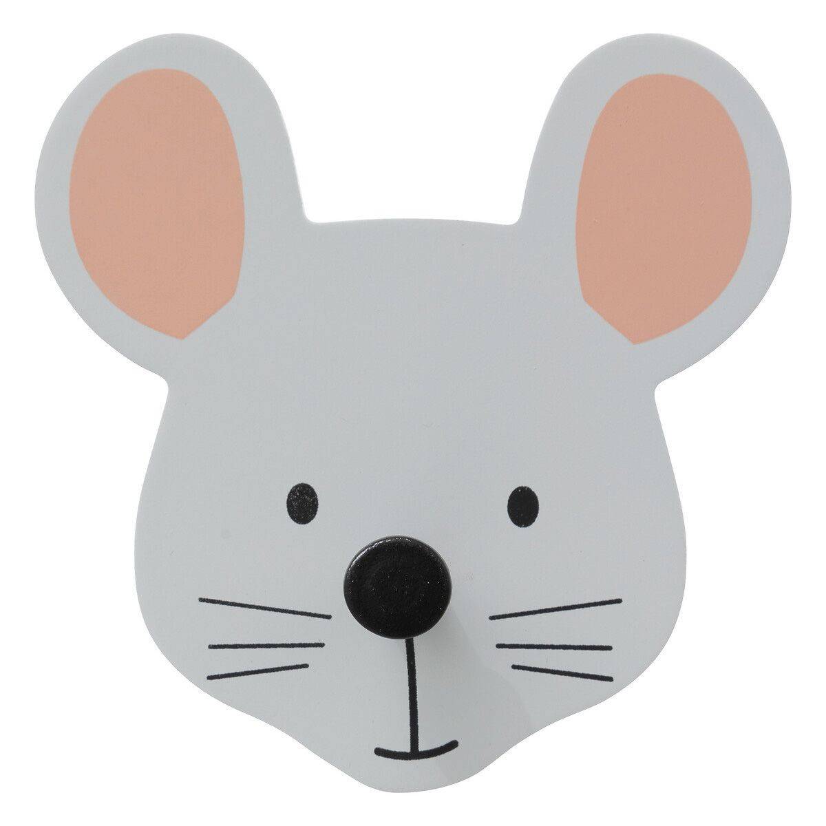 Lot de 3 Patères Déco "Animaux" 10cm Multicolore - Image 2