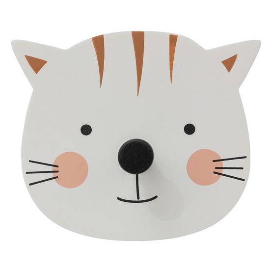 Lot de 3 Patères Déco "Animaux" 10cm Multicolore - Image 3