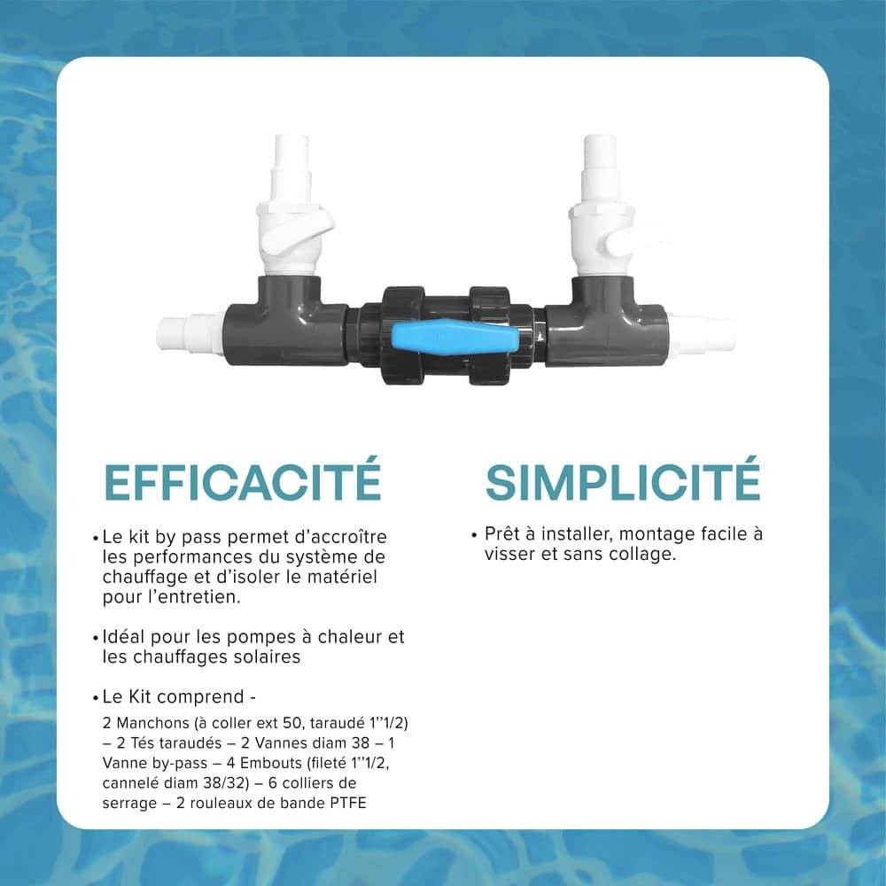 Habitat Et Jardin - Kit By Pass 32/38 + Tube 50 Cm -habitat Et Jardin - Imagen 3