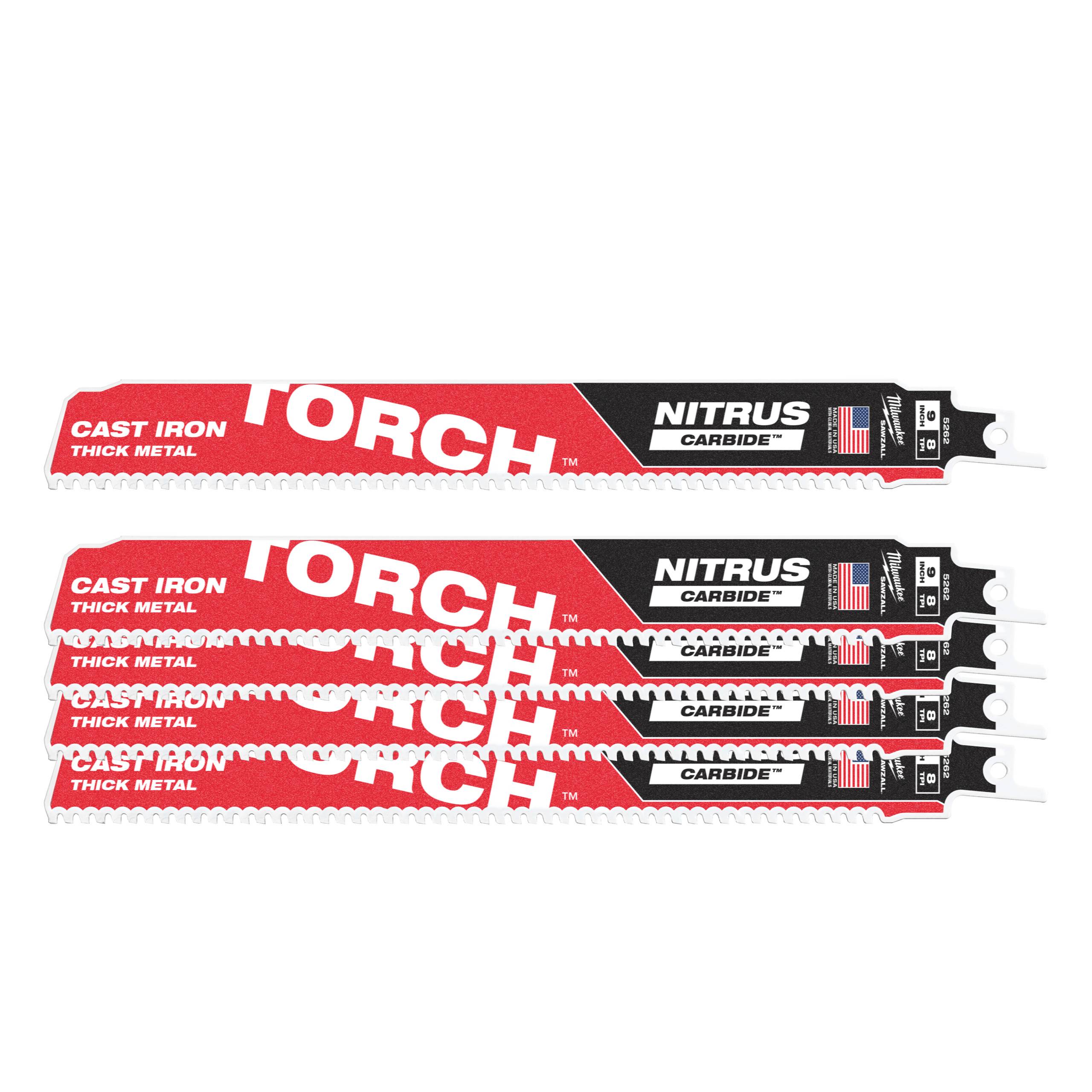 Lame scie sabre tct torch nitrus 230(X5) - MILWAUKEE - 48475562