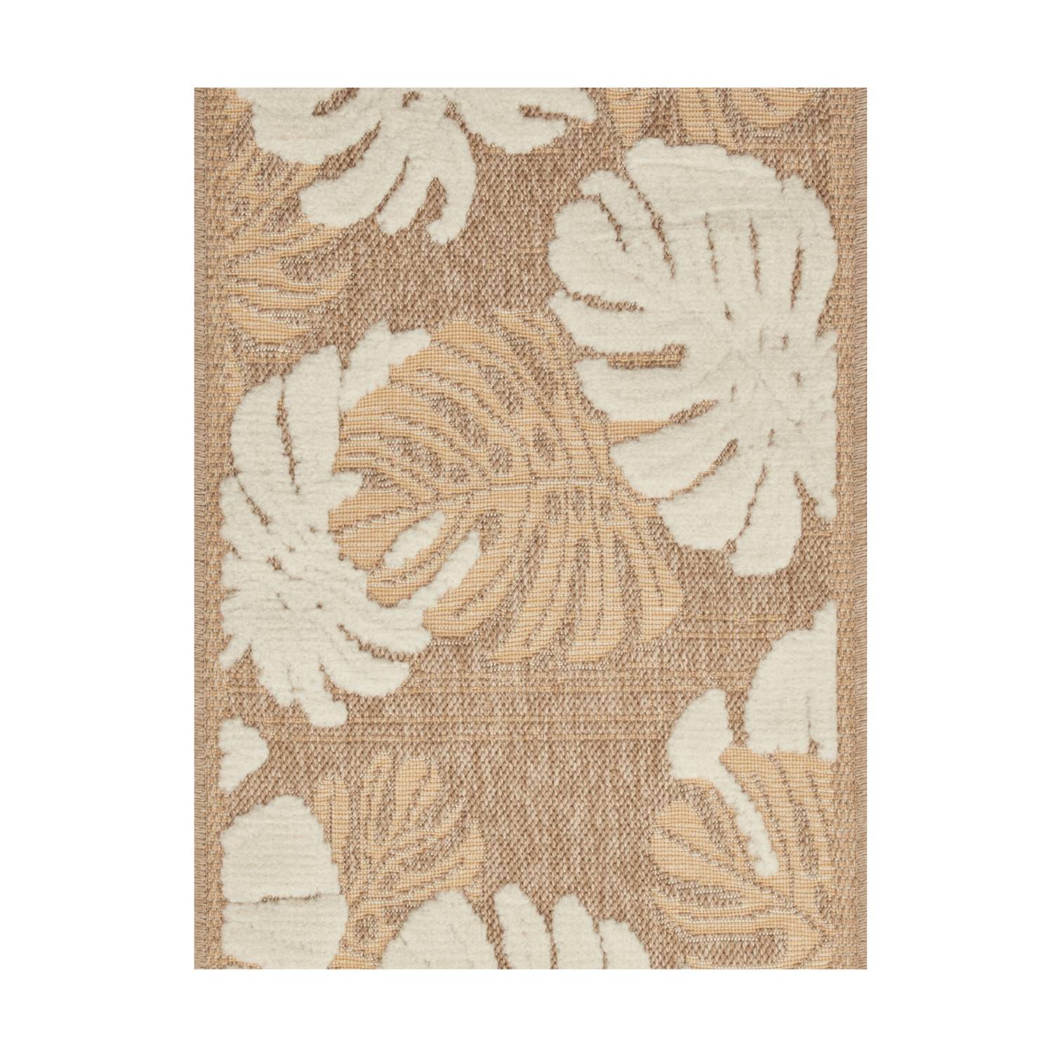 Autre - Tapis intérieur et extérieur en polypropylène marron 60x180cm - Image 1