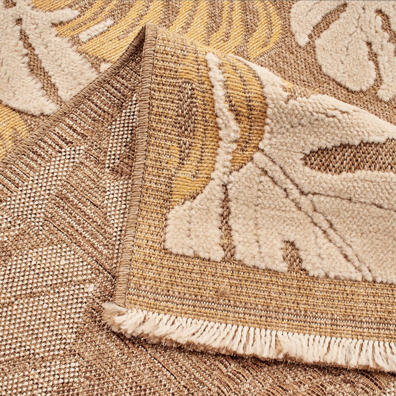 Autre - Tapis intérieur et extérieur en polypropylène marron 60x180cm - Image 4