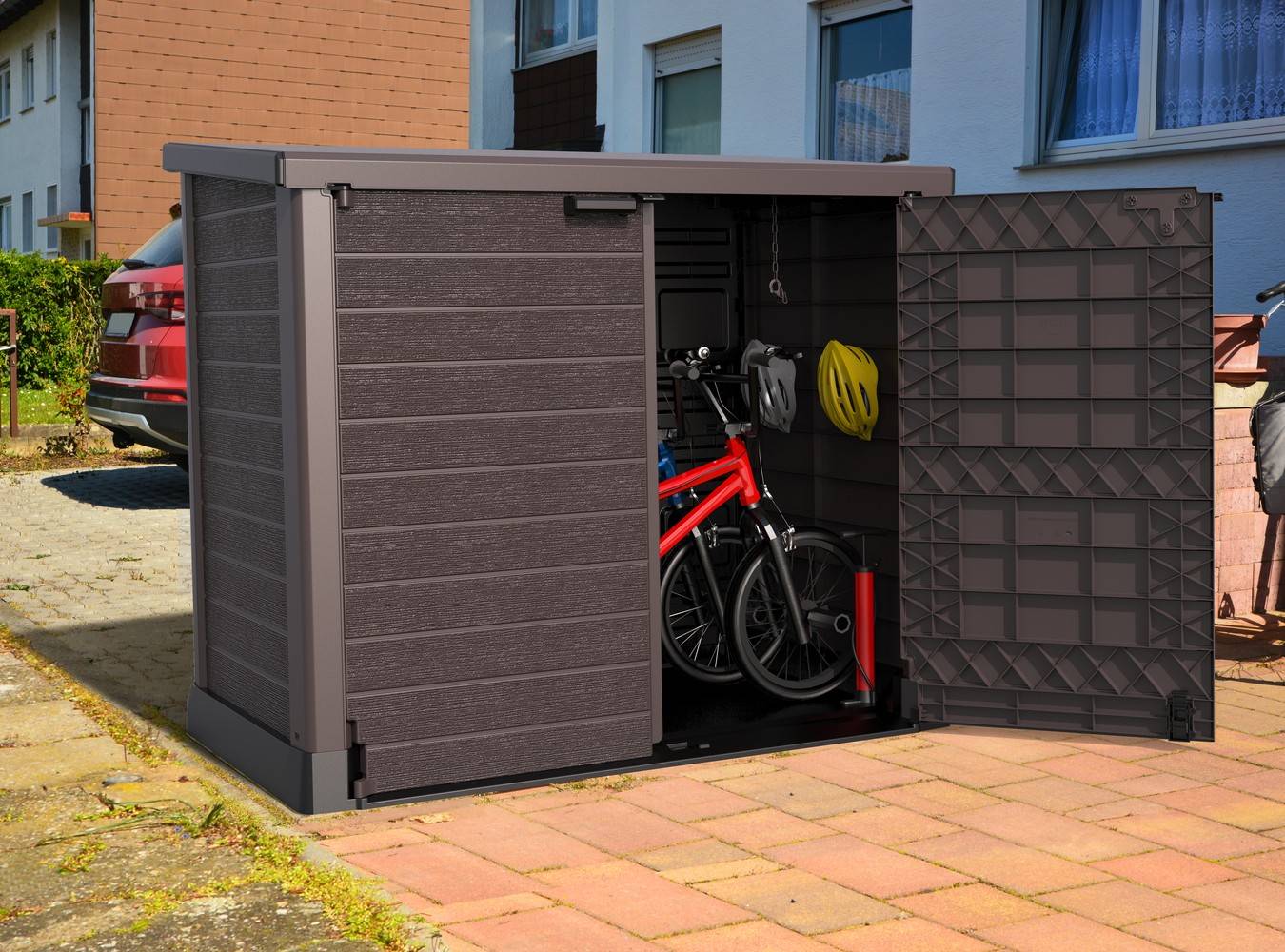 Duramax - Armoire de rangement extérieur StoreAway 1200L - Marron Duramax - Imagen 3