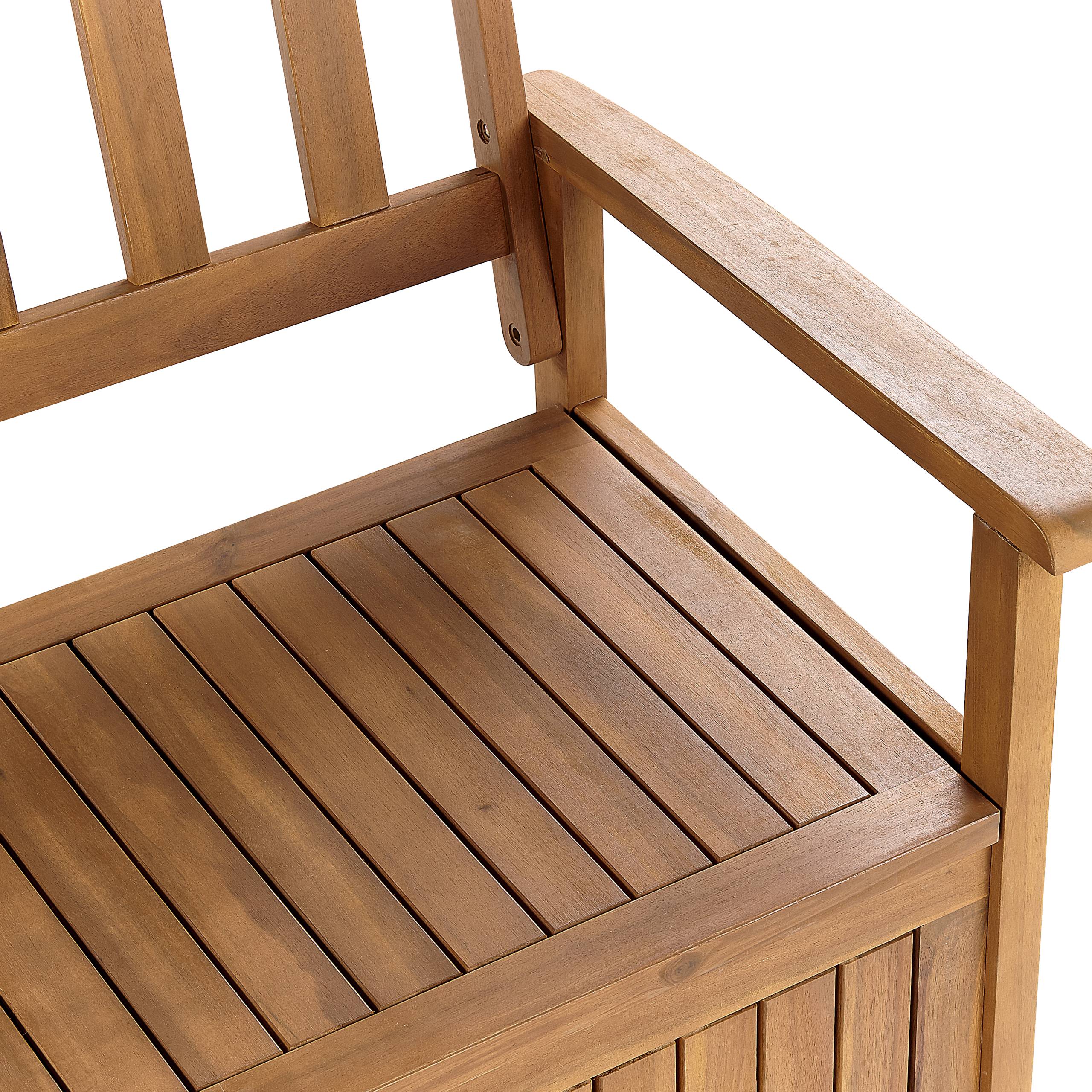 Beliani - Banc, 3 Personnes Acacia Rouge SOVANA - Beliani - Imagen 9