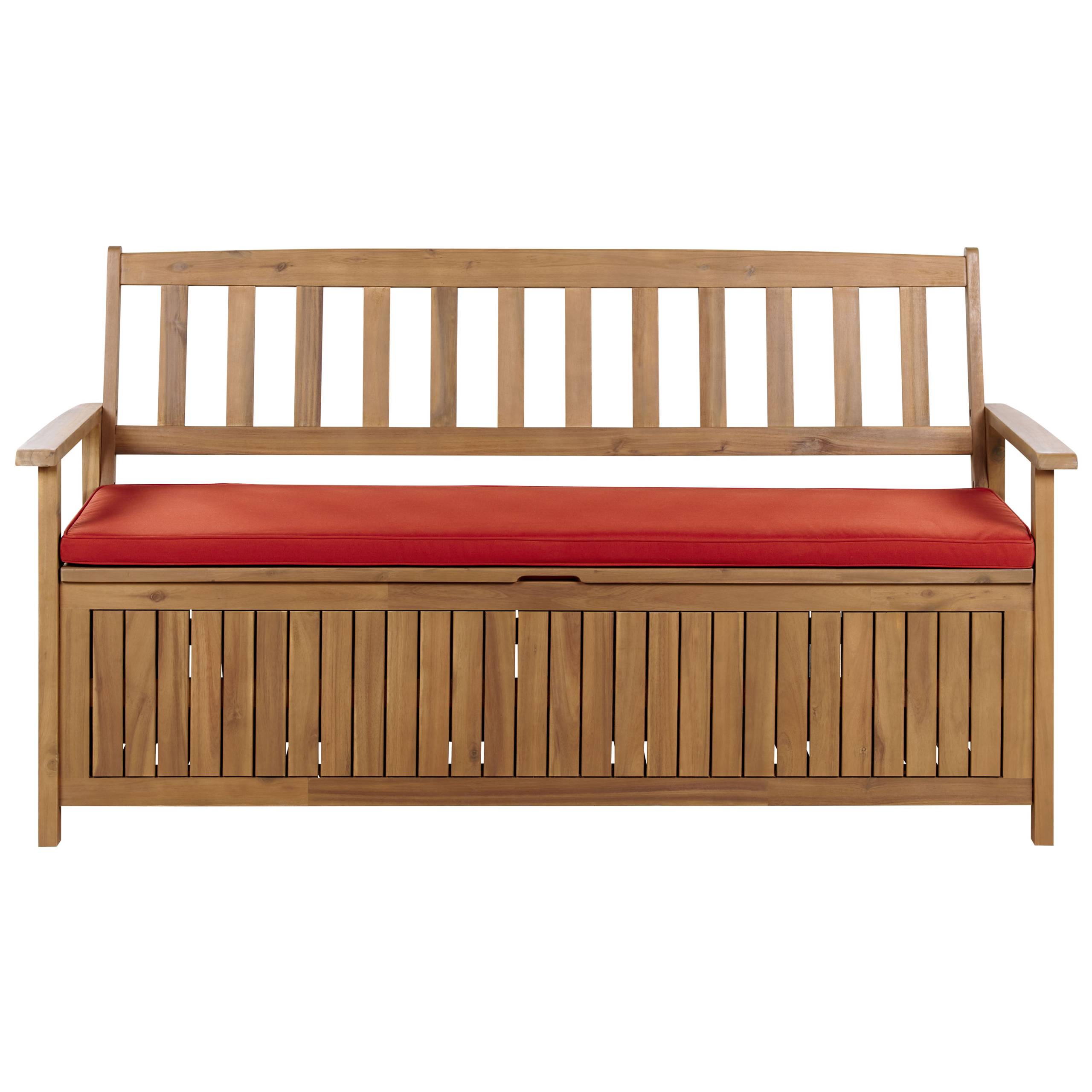 Beliani - Banc, 3 Personnes Acacia Rouge SOVANA - Beliani - Imagen 2