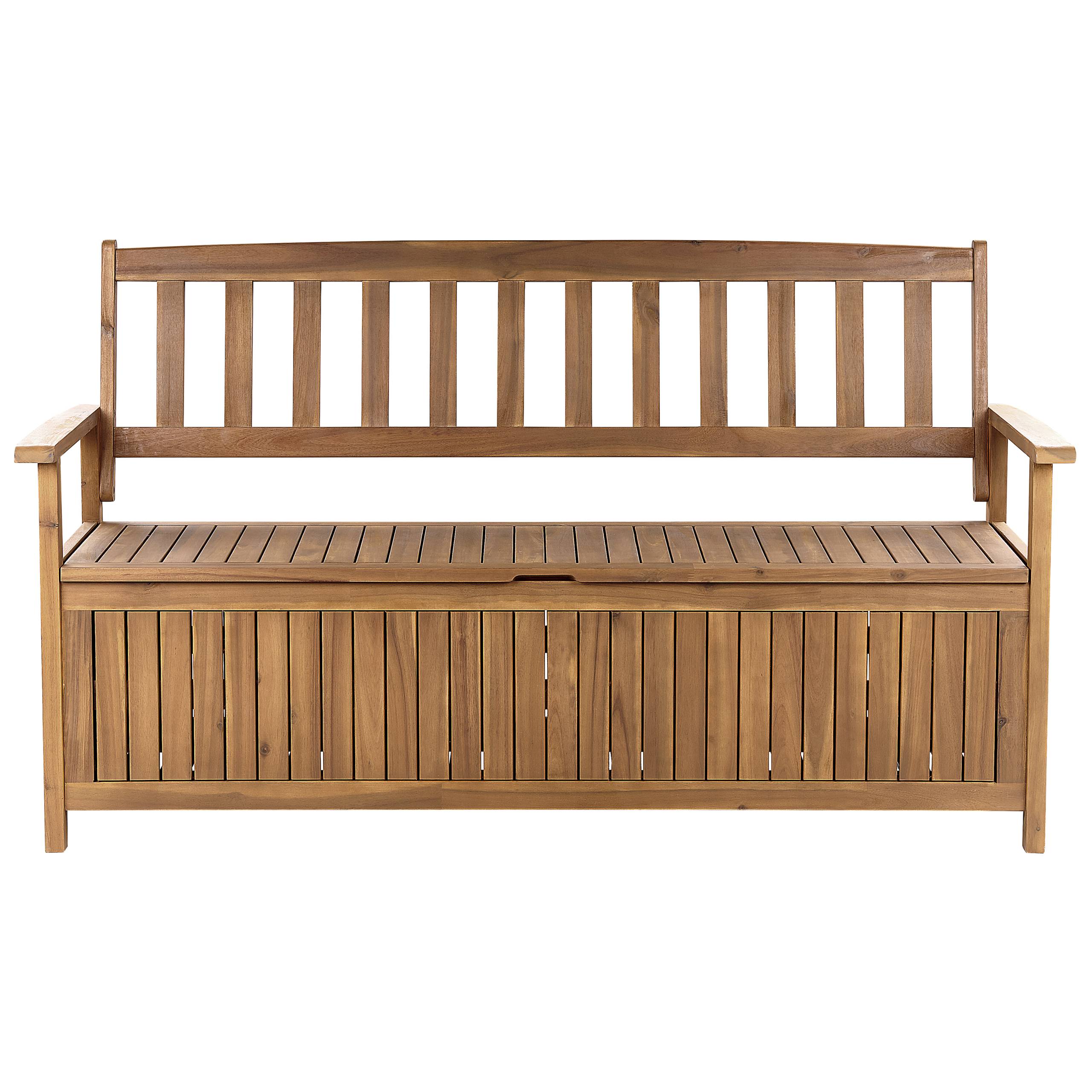 Beliani - Banc, 3 Personnes Acacia Rouge SOVANA - Beliani - Imagen 4