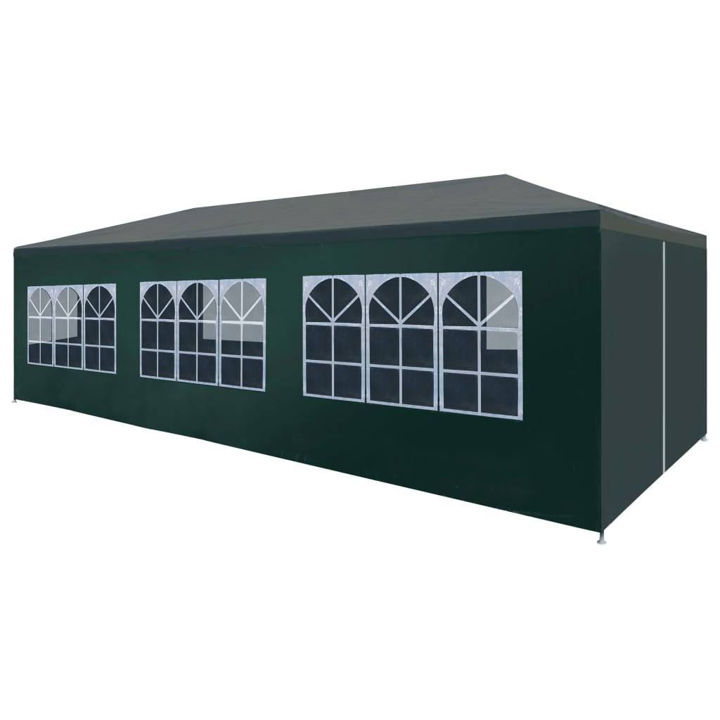 Maison Chic - Tonnelle de jardin - Tente de réception 3 x 9 m Vert - Meuble Pro - Imagen 2