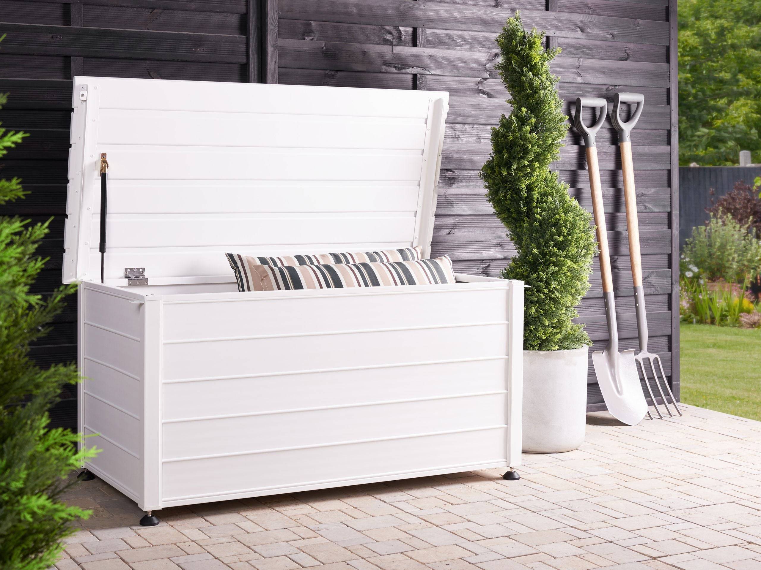 Beliani - Coffre Aluminium Blanc CAMPALTO - Beliani - Imagen 1