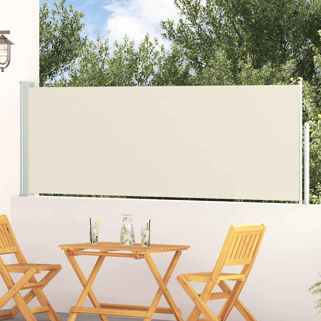 Vidaxl - Auvent latéral rétractable de patio 100x314 cm Crème vidaXL 48371 - Imagen 1
