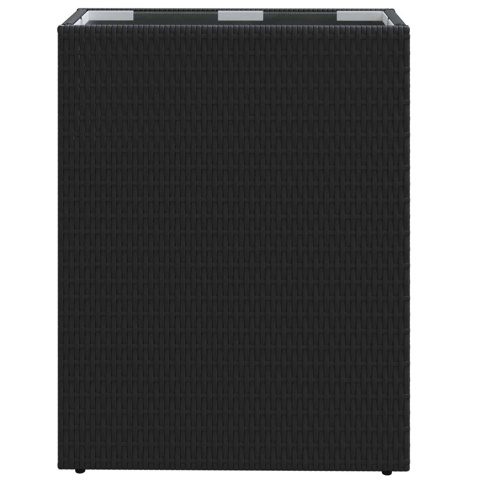 Vidaxl - Grand Pot Noir 55 x 22 x 70 cm polyrotin vidaXL 42026873 - Image 4