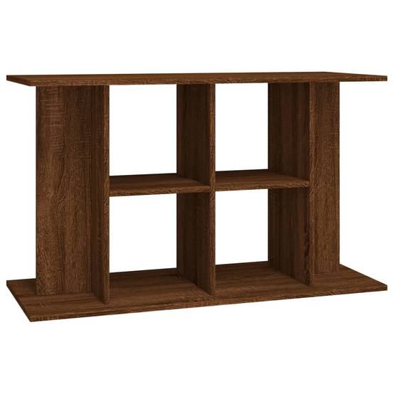 Meuble pour Aquarium Bois d'Ingénierie pour Salon avec Rangement 100x40x60 cm Chêne Marron - ComfortXL Outdoor Living - Image 2