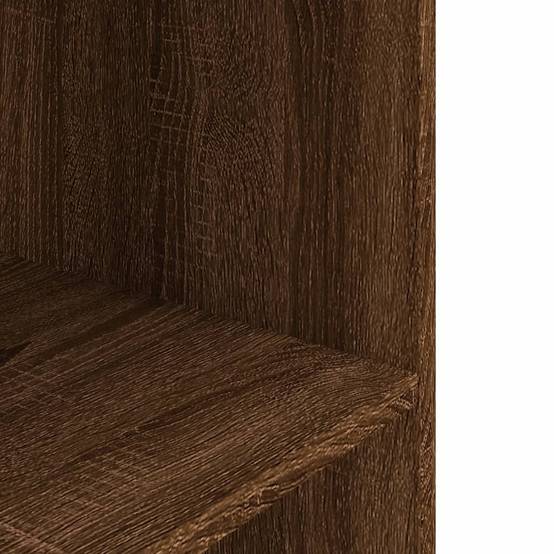 Meuble pour Aquarium Bois d'Ingénierie pour Salon avec Rangement 100x40x60 cm Chêne Marron - ComfortXL Outdoor Living - Image 6