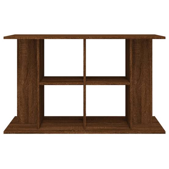 Meuble pour Aquarium Bois d'Ingénierie pour Salon avec Rangement 100x40x60 cm Chêne Marron - ComfortXL Outdoor Living - Image 4