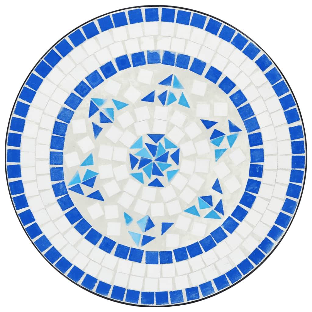 Maison Chic - Table de jardin - Table de bistro mosaïque bleu et blanc Ø50x70 cm céramique MP740 - Image 6