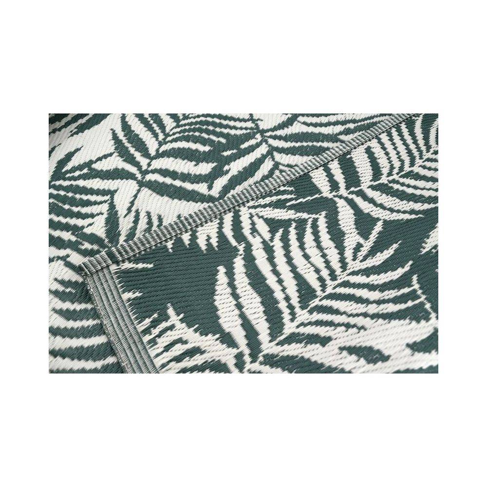 Aubry Gaspard - Tapis d'extérieur en polypropylène 120 x 180 cm Exotique - Vert - Imagen 2