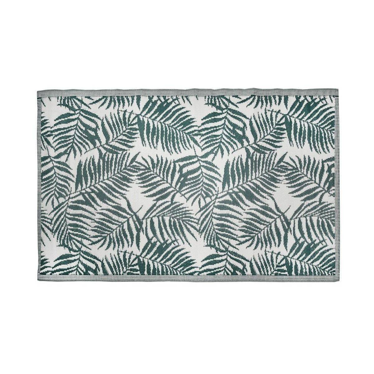 Aubry Gaspard - Tapis d'extérieur en polypropylène 120 x 180 cm Exotique - Vert - Imagen 1