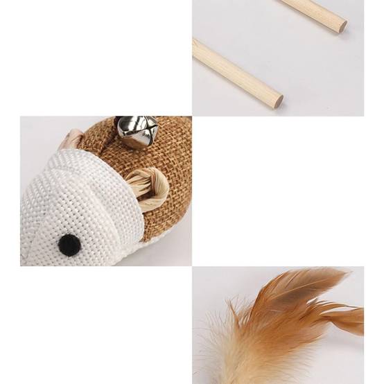 Canne à Plume Interactive pour Chat - Anti-Ennui DtopbuyAge - Image 3