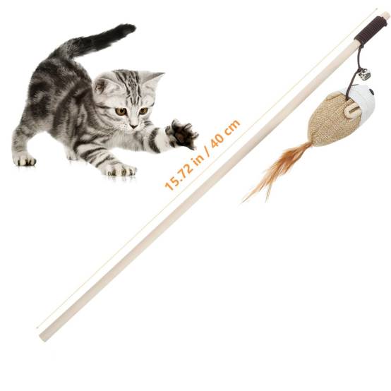 Canne à Plume Interactive pour Chat - Anti-Ennui DtopbuyAge - Image 4