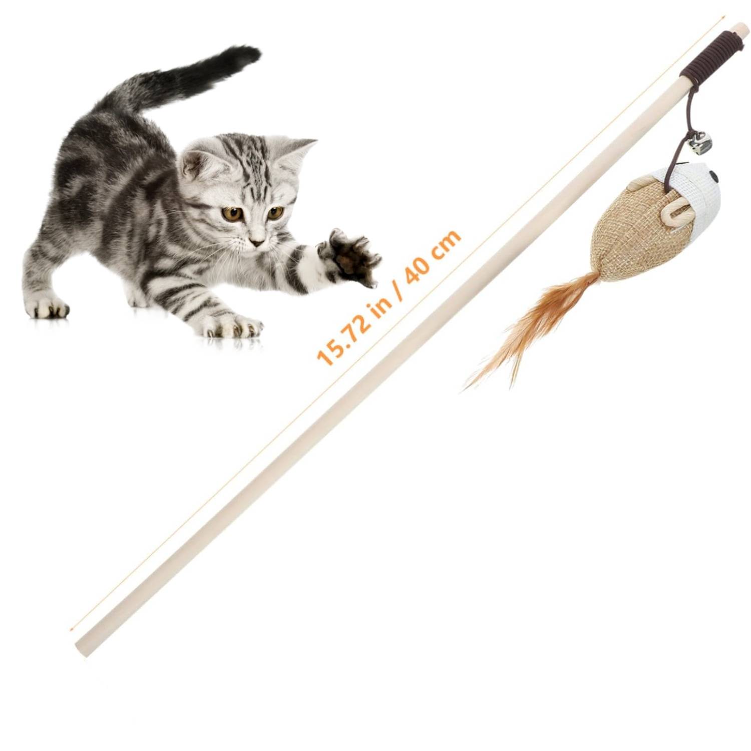 Canne à Plume Interactive pour Chat - Anti-Ennui  DtopbuyAge - Image 4