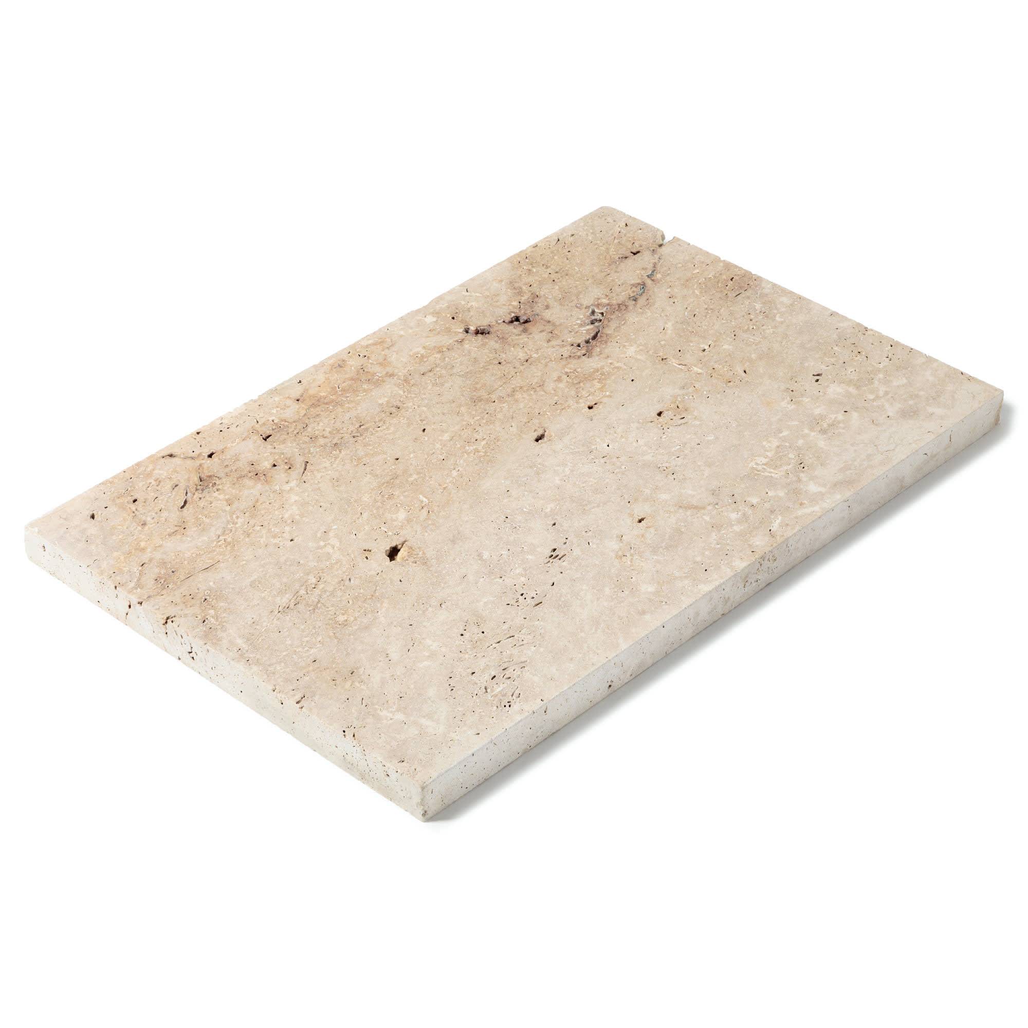 RO'MA Nature - Pas japonais Rectangle Travertin Beige Nuancé 61x40,6x3 cm (à l'unité) - RO'MA NATURE - Image 4
